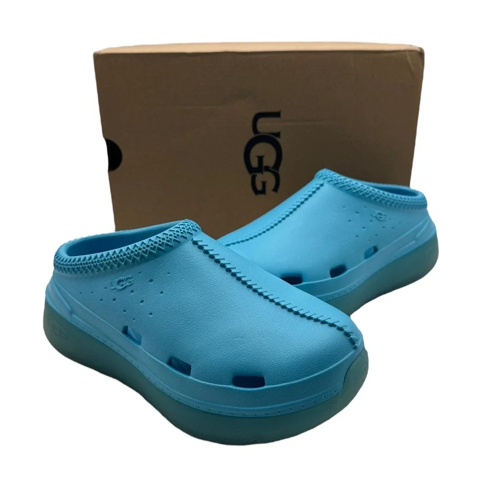 UGG Big Kids K Tasman Sport Sneakers Slip On Aqua Blue Shoes Unisex Size 1 NEW‎
